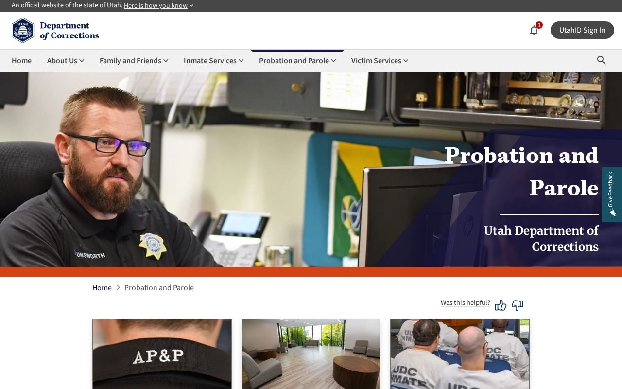 Wasatch County parole and probation resources from Utah Adult Probation and Parole